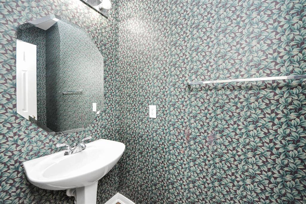 Entry half bath for guests