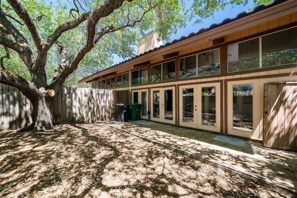 Exterior Rear View with Tree