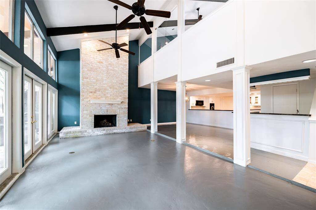 Interior Formal Family Room with open Celling