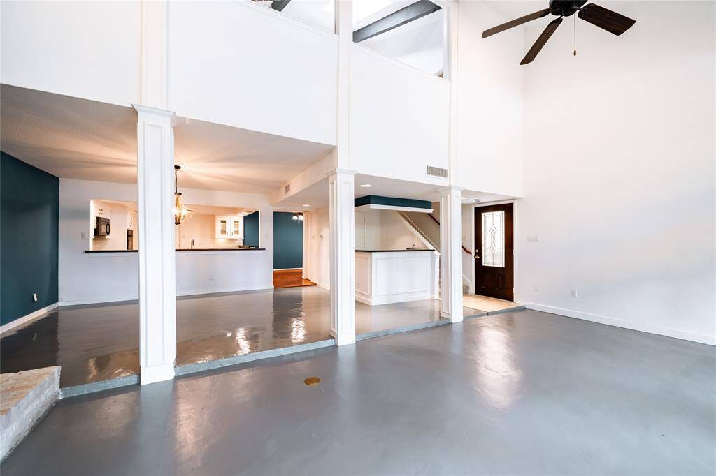 Interior Formal Family Room with open Celling