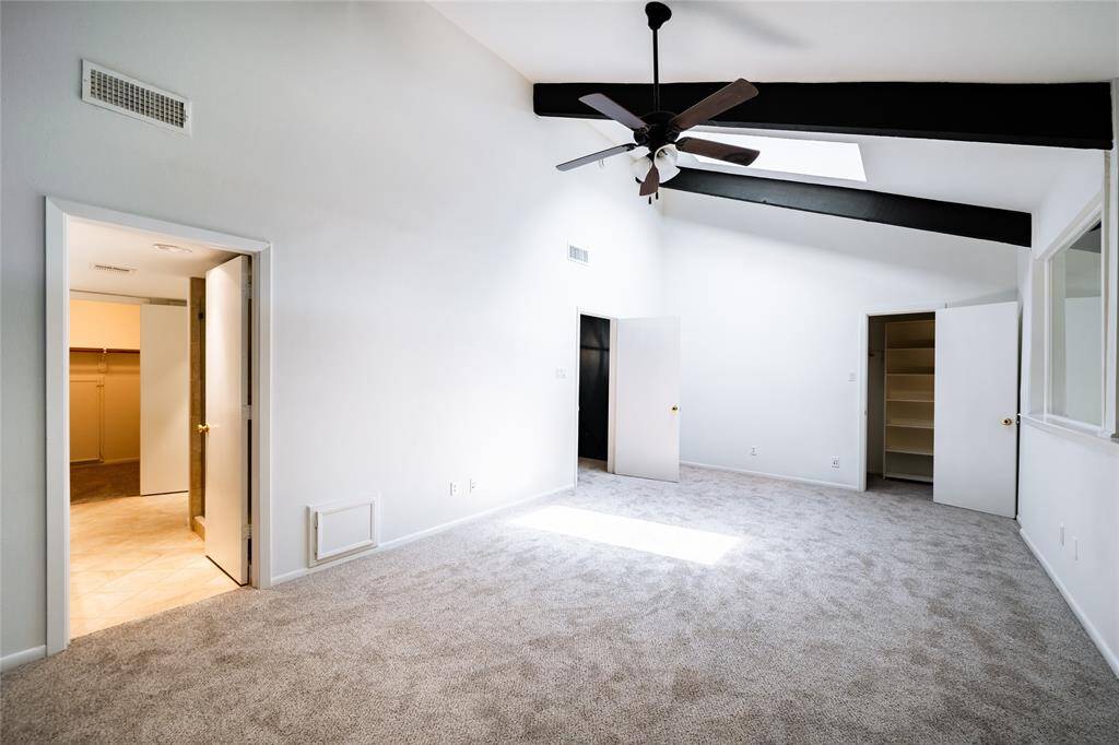 Master Bedroom with high celling