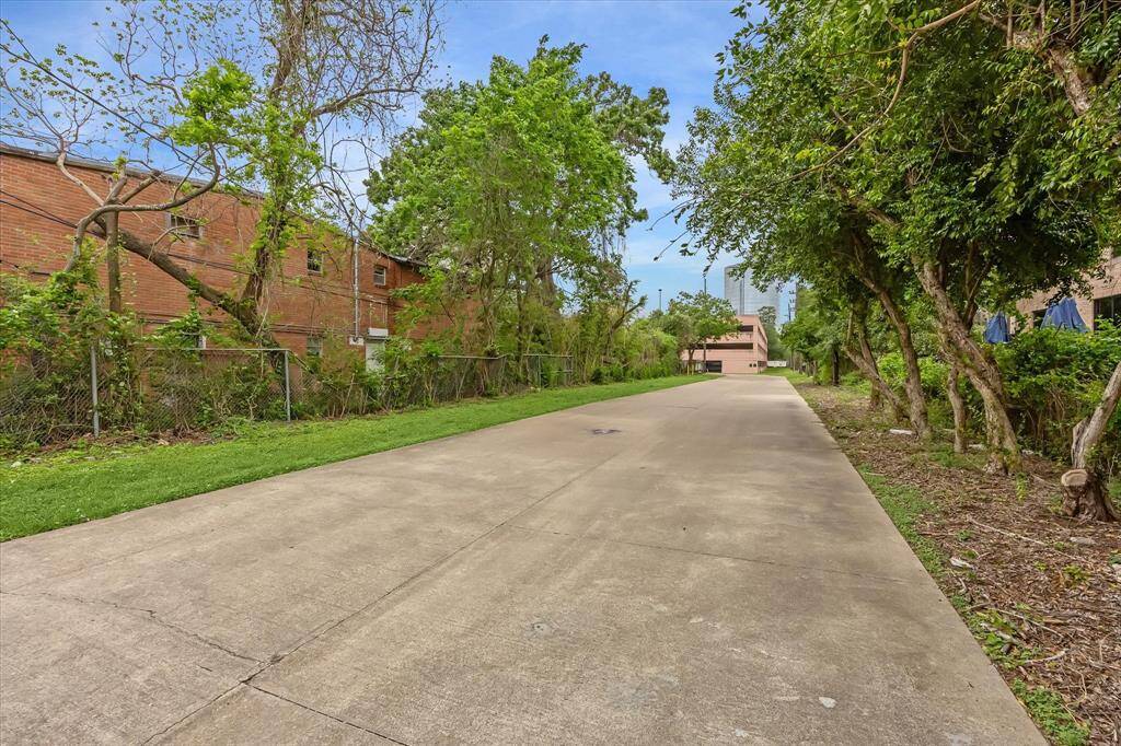 Private Road for The Junior League.  Property backs up to the road.