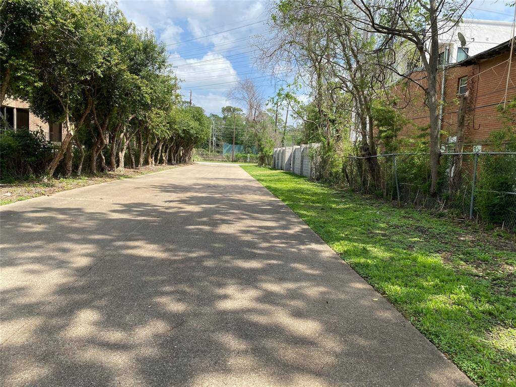 Private Road for The Junior League.  Property backs up to the road.