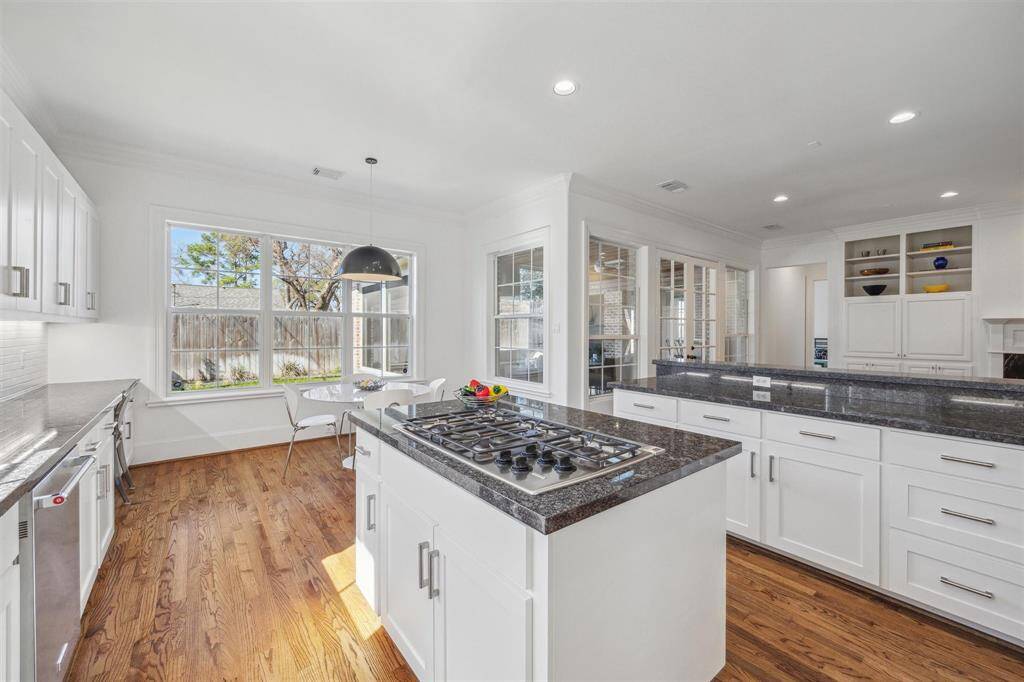 Plenty of working space and storage in this light and bright kitchen
