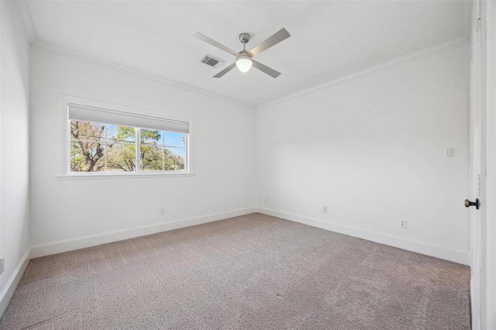 Third upstairs secondary bedroom with bath which also opens to the game room