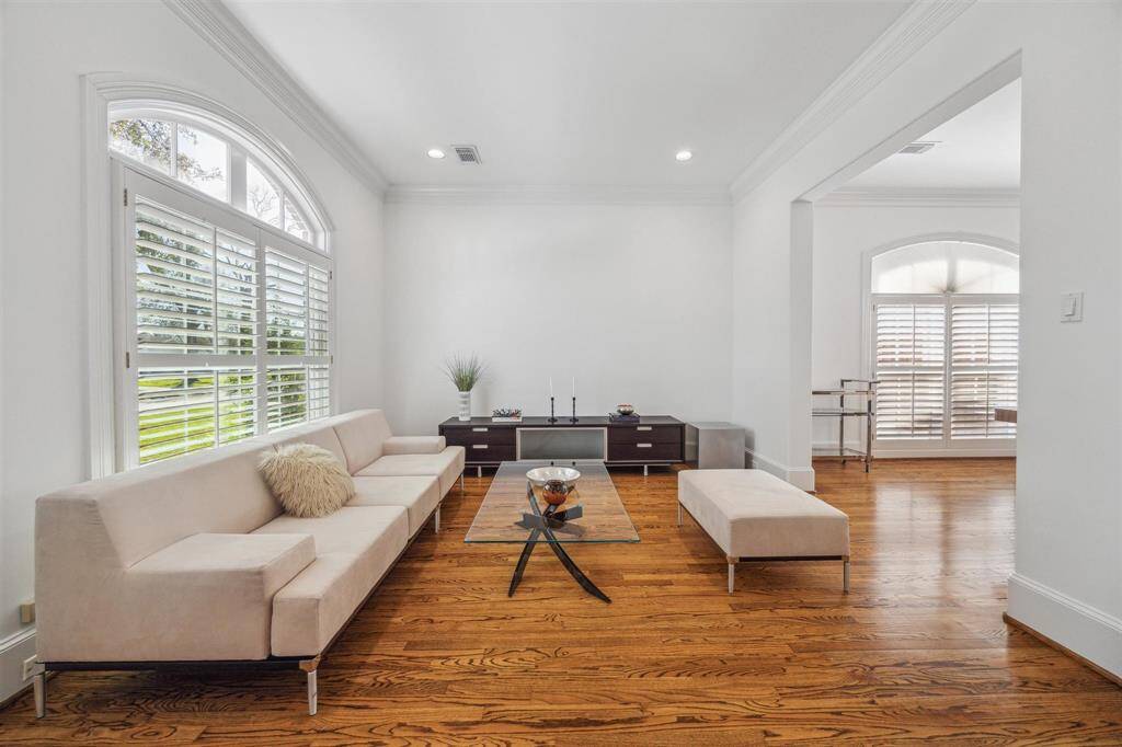 One of two downstairs living areas
