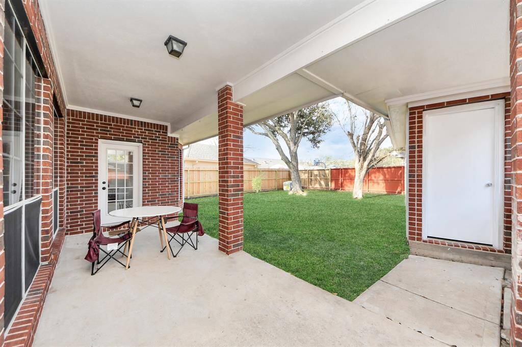Plenty of covered space to enjoy the outdoors no matter the weather conditions.