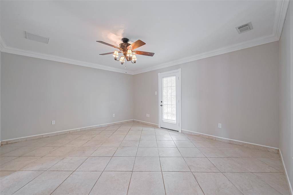 Downstairs primary. This home inclues 2 identical size primary suites.