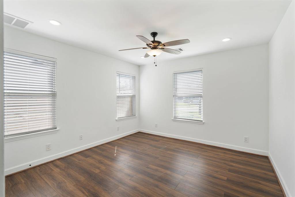 A view into the home's third bedroom.