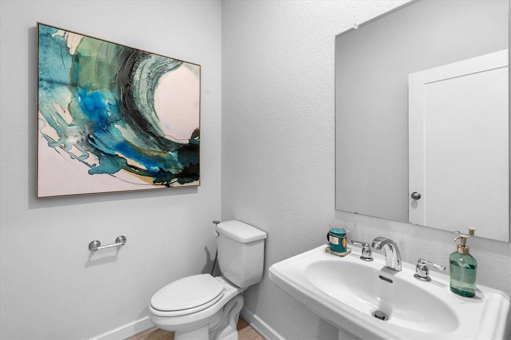 Half bathroom.