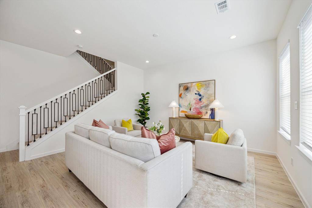 First floor living/kitchen/dining in this beautiful new construction home!