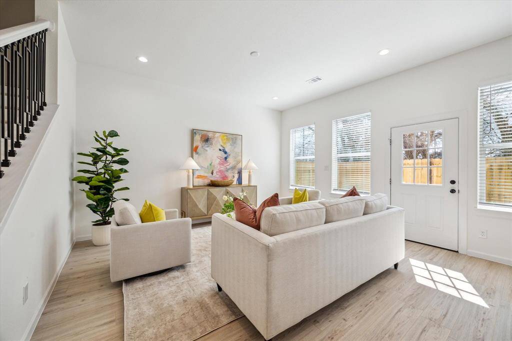 First floor living/kitchen/dining in this beautiful new construction home!