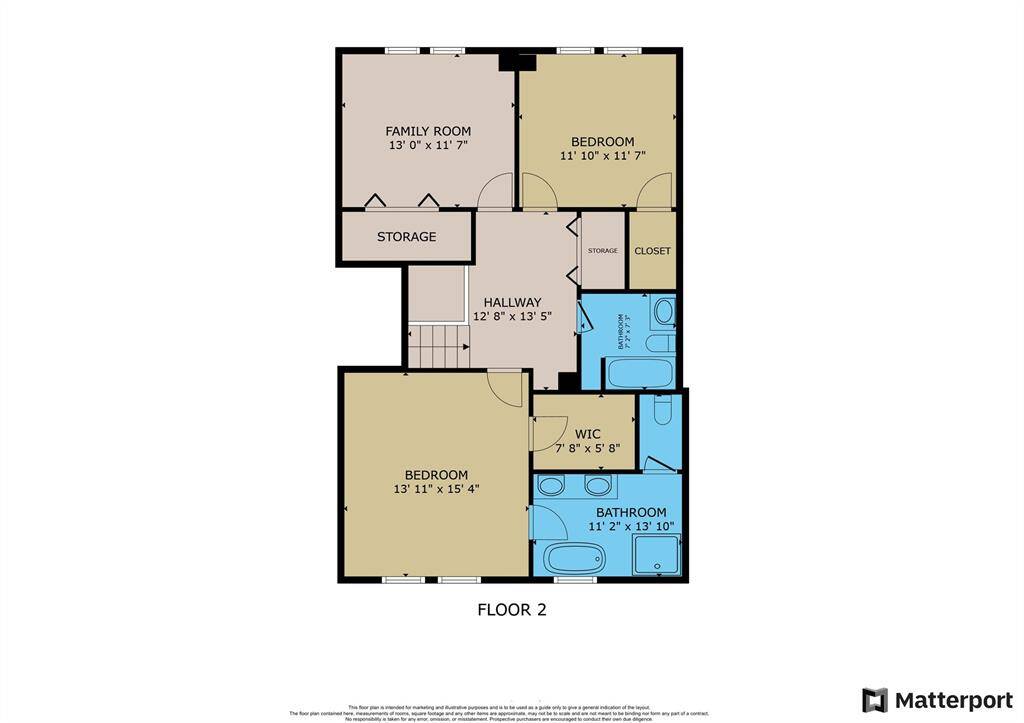 Second floor layout