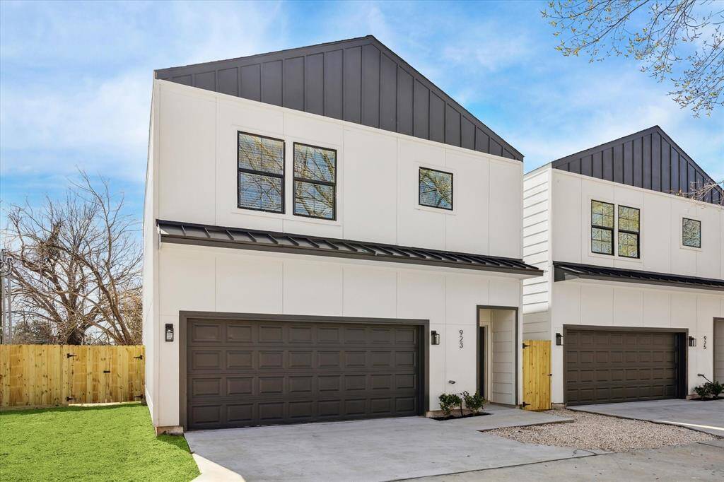 This beautiful home features FIRST floor kitchen/living/dining, a private backyard, and a two car garage