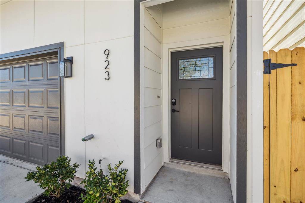 This beautiful home features FIRST floor kitchen/living/dining, a private backyard, and a two car garage