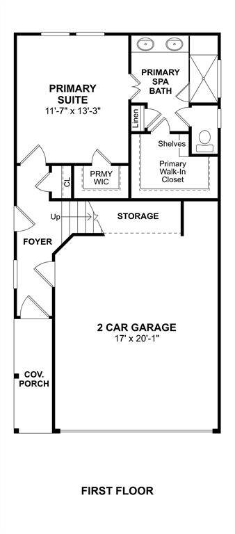 The Cleveland floor plan by K. Hovnanian Homes. 2nd Floor shown. *Prices, plans, dimensions, features, specifications, materials, and availability of homes or communities are subject to change without notice or obligation.