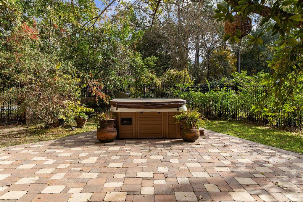 The hot tub is just off the cantina for more entertaining fun or relaxation.
