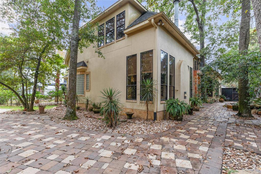 View of the home from the cantina and side patio