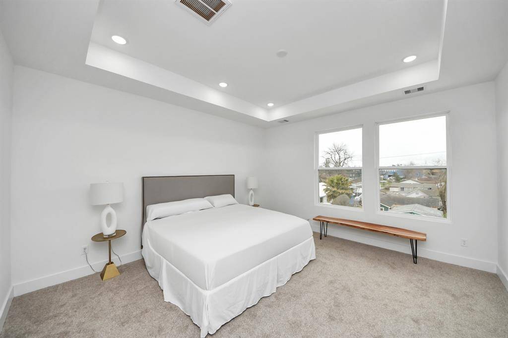 Primary bedroom on the third floor