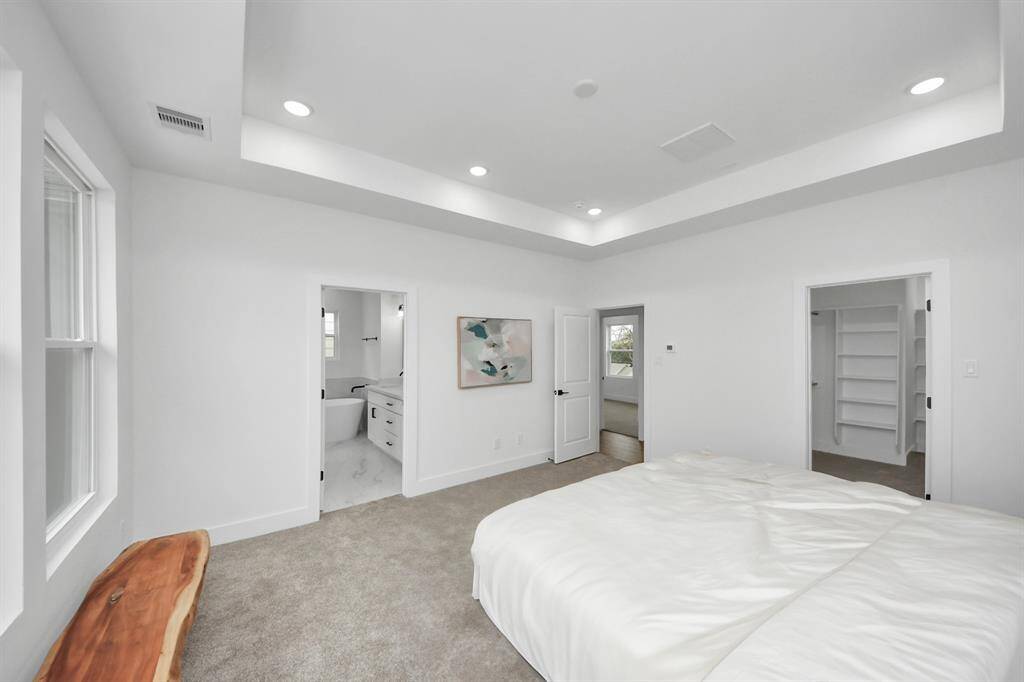 Primary bedroom on the third floor