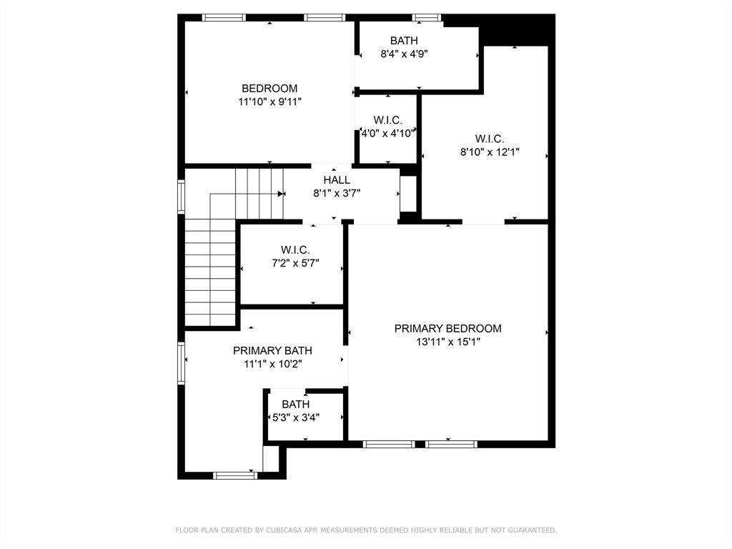 Third floor digital floor plan