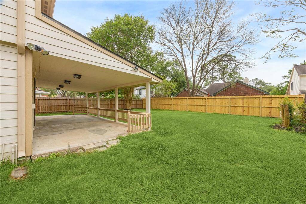 Look at all of that patio space.