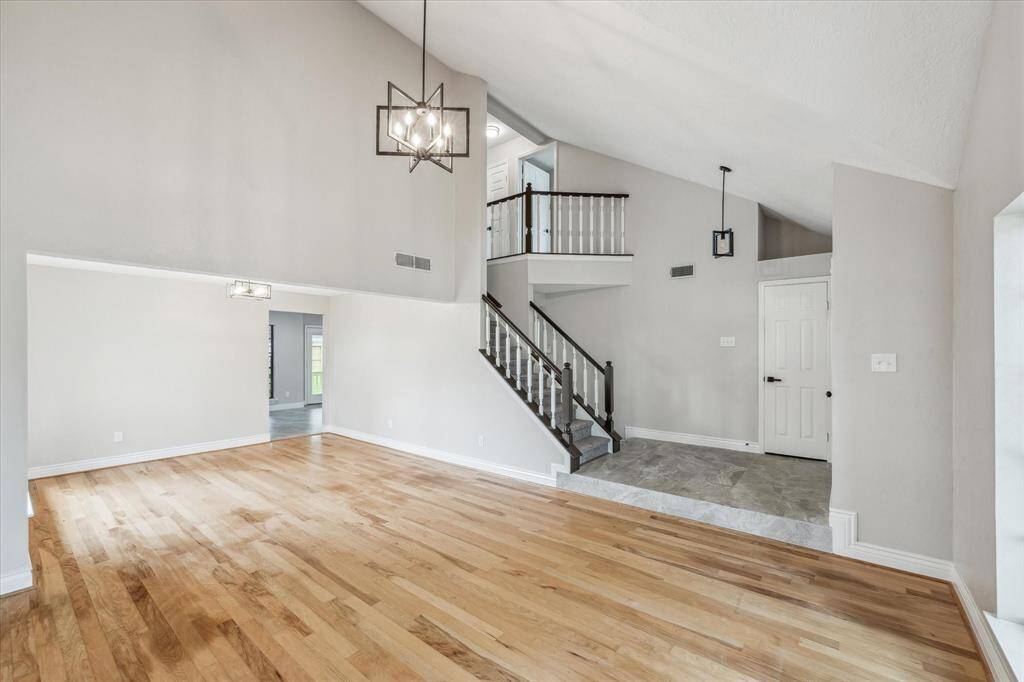 Another view of the living and dining rooms.