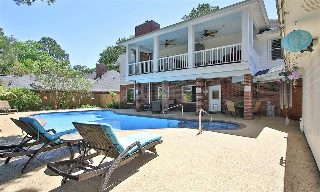 Here is a view to the back of the home.