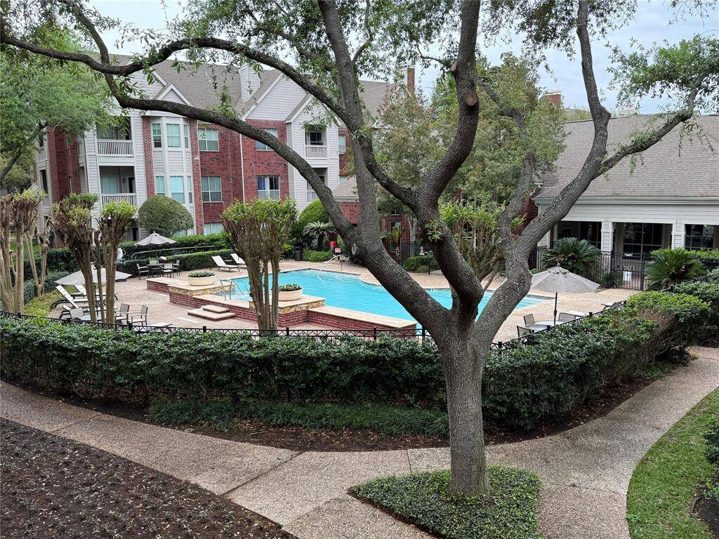 View of the resort-style pool