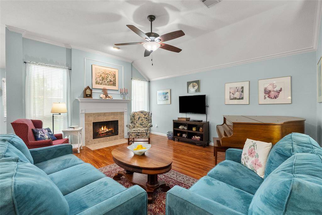 Tall Open Ceilings in Living Area