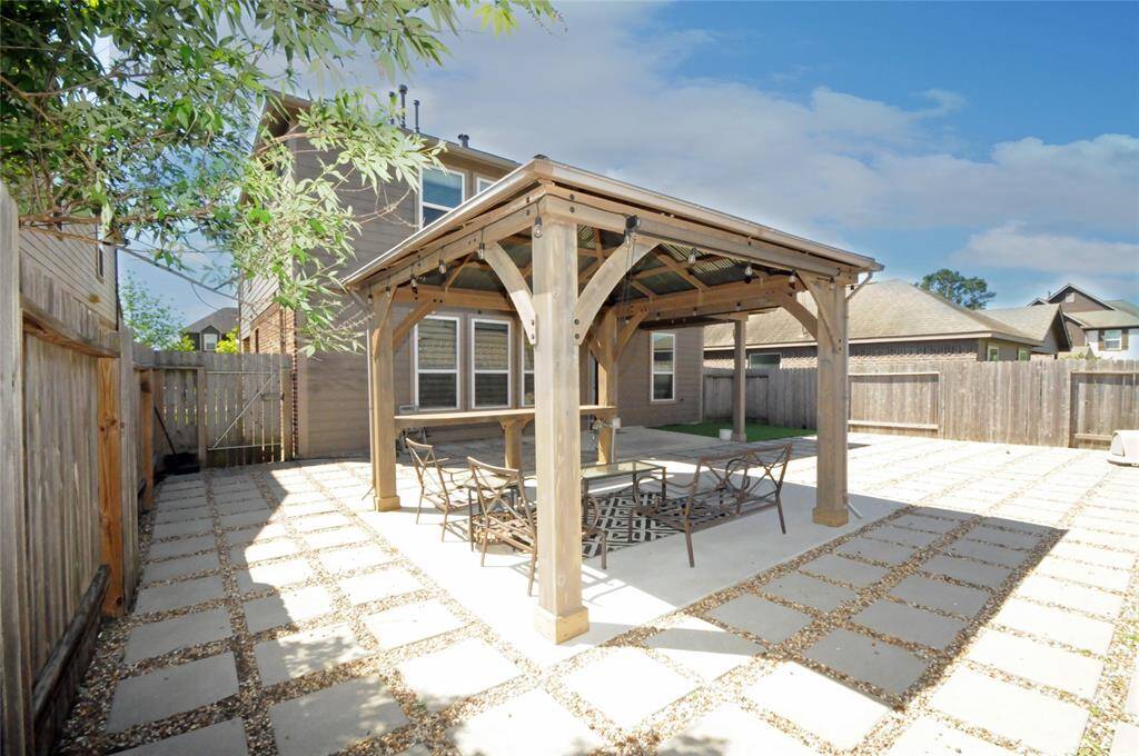 Additional seating in the Gazebo