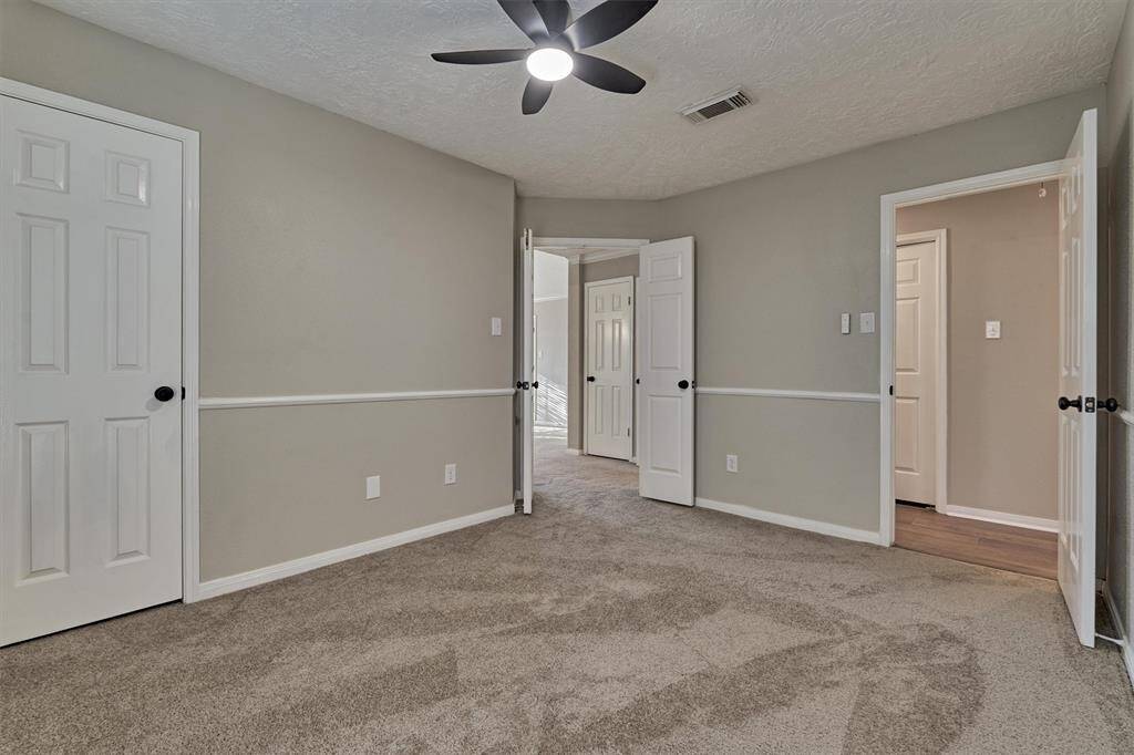 Another shot of the secondary bedroom that is connected to the primary bedroom but also has it’s own entryway.