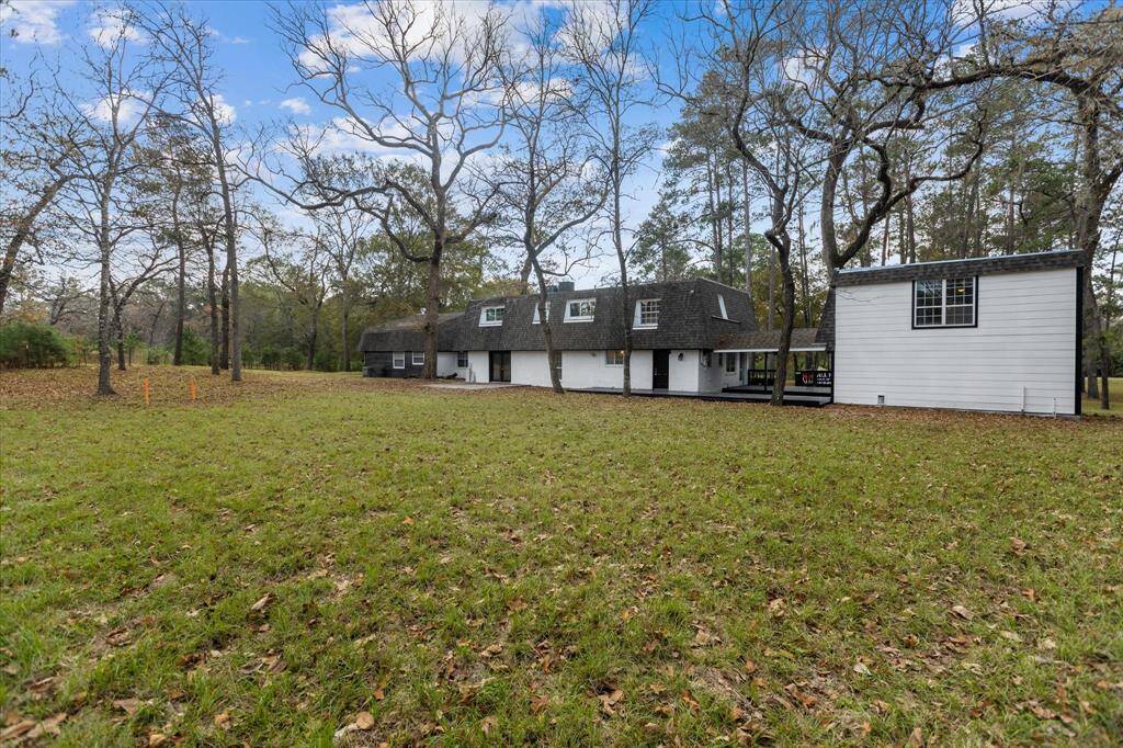 Capturing the view from the back of the home, nestled in the corner of the tranquil Enchanted Forest.