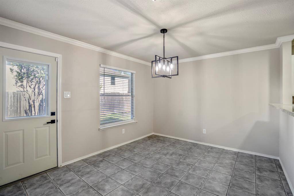 Enjoy taking meals in your dining area.