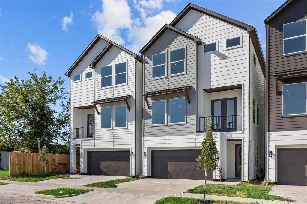 Contemporary, single-family detached home in highly sought-after Hardy Yard area with private driveway and 2 car attached garage.