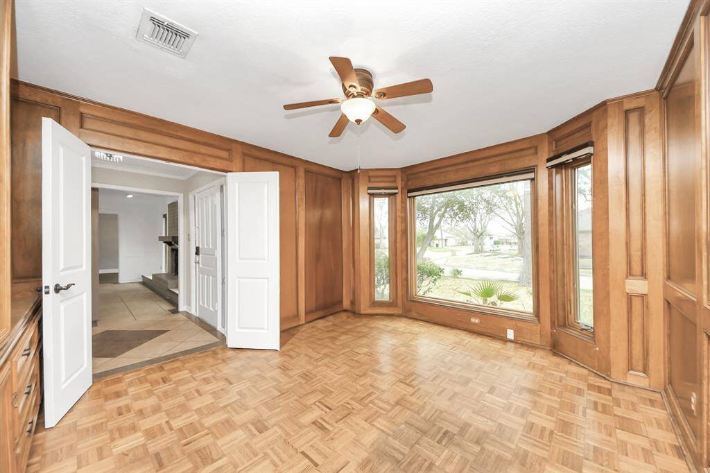 Study is privately located just off the foyer, this room is filled with natural light!