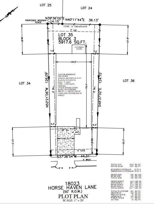 Plot Plan