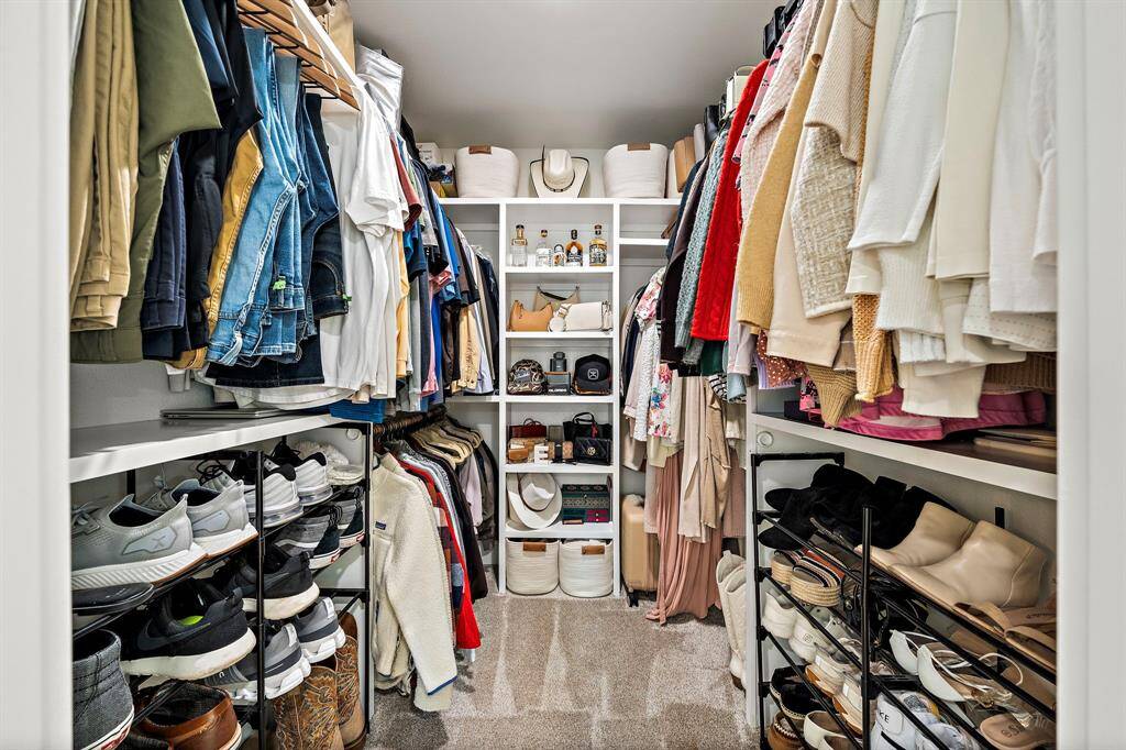 Spacious Primary walk in closet