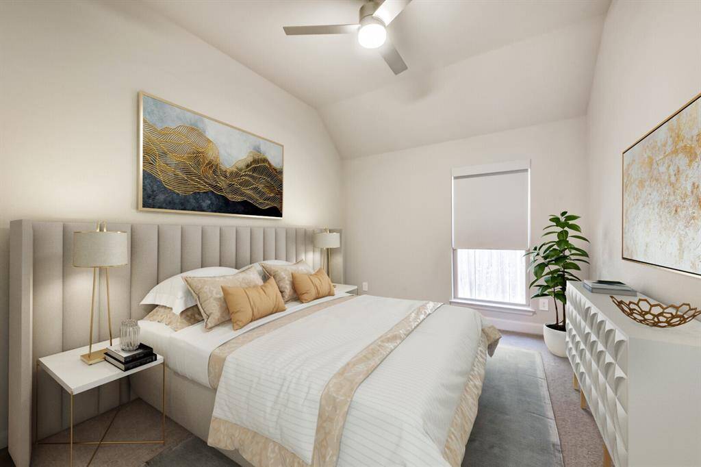 virtually staged Private guest suite