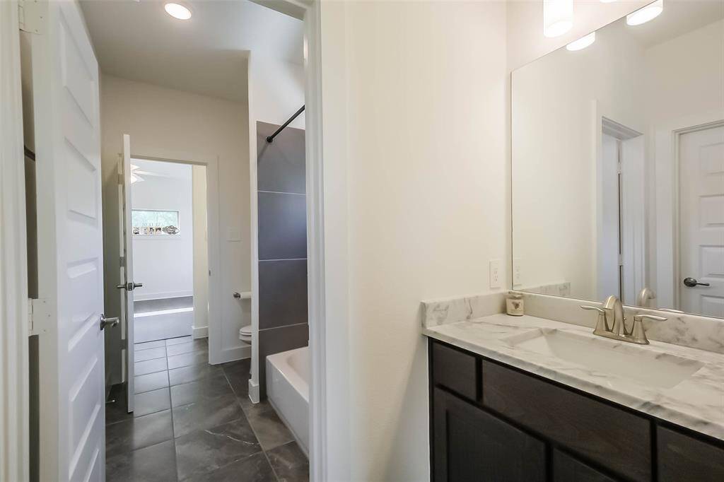 View from BR 4's private vanity to Bath and BR 3