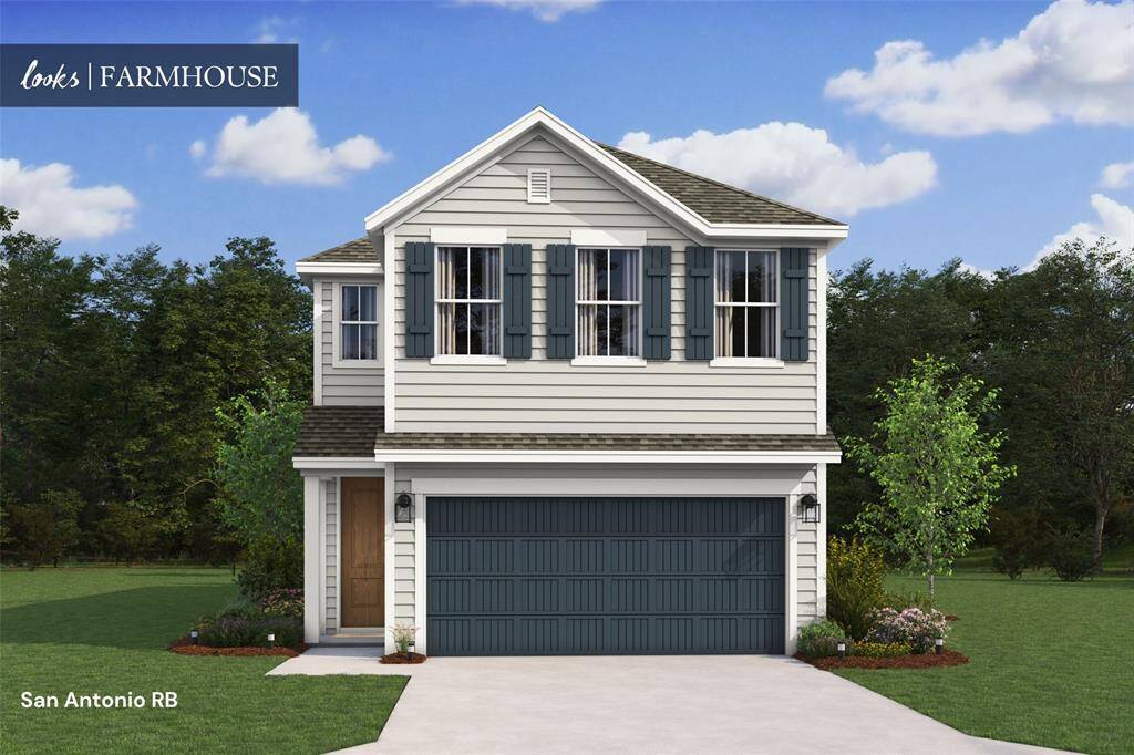 Gorgeous San Antonio home design by K. Hovnanian Homes with elevation RB in beautiful Piccolina. (*Artist rendering used for illustration purposes only.)
