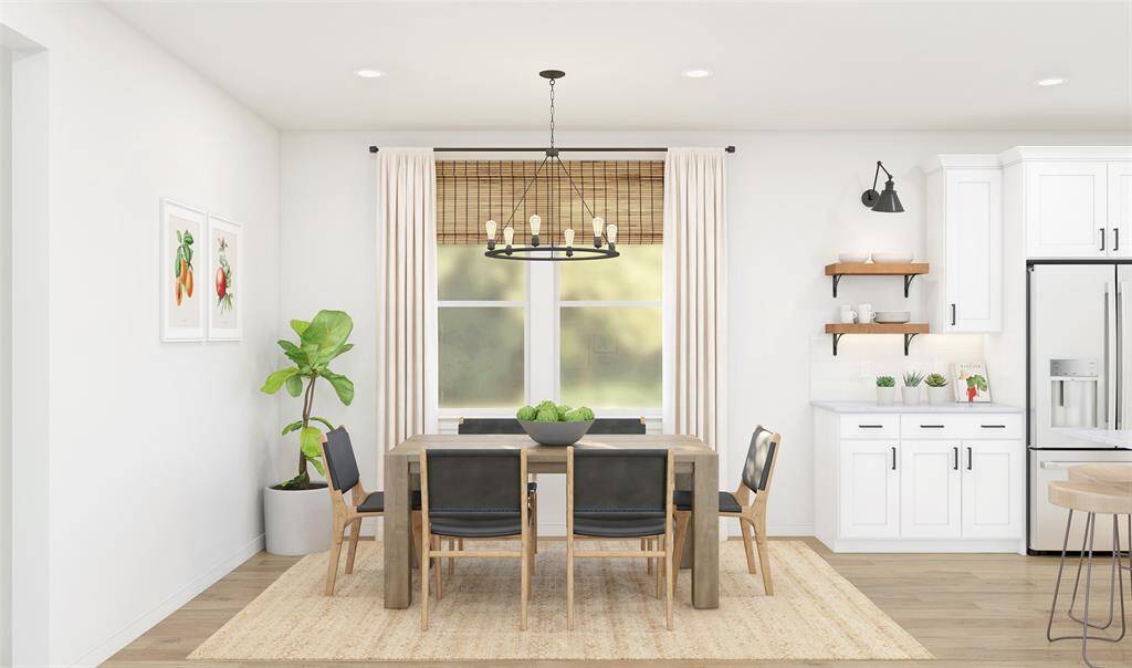 Charming dining area (*Artist rendering used for illustration purposes only.)