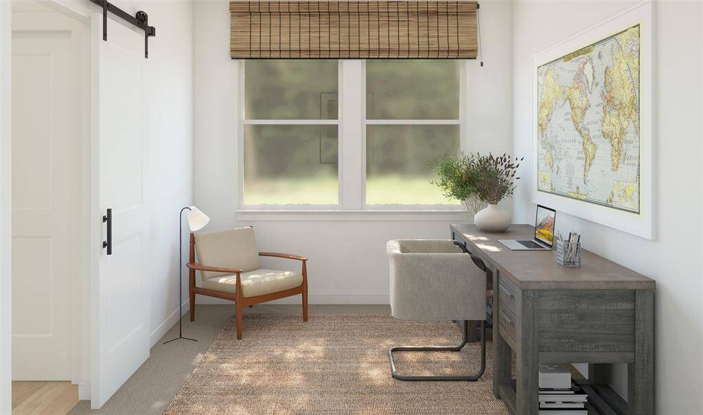 Convenient home office (*Artist rendering used for illustration purposes only.)