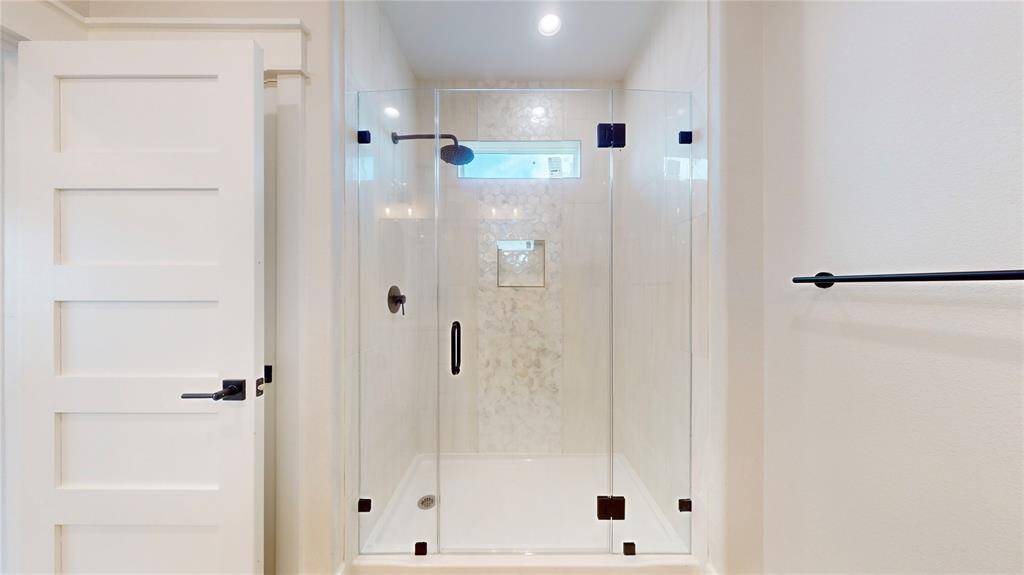Bath 1 with custom designer tile