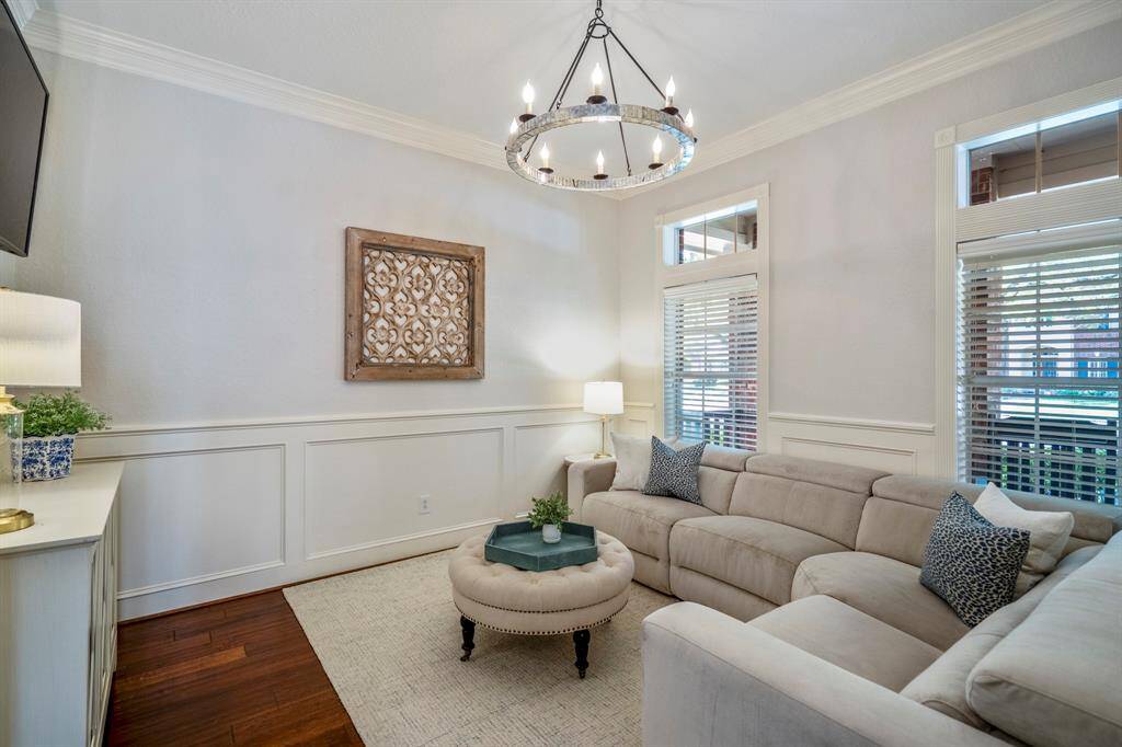 Elegant formal living room at the home's entrance, perfect for welcoming guests.