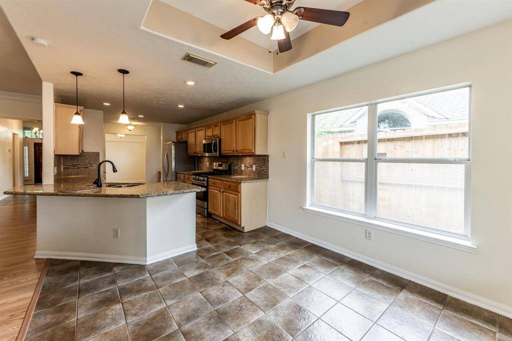 View of the Breakfast area and kitchen