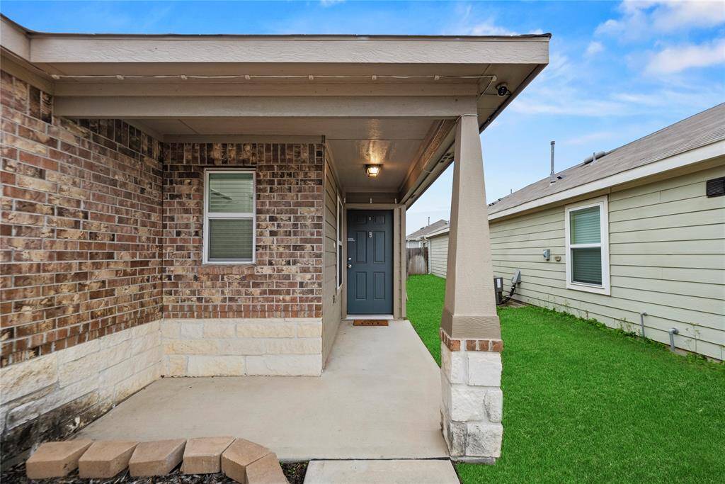 Charming front porch.