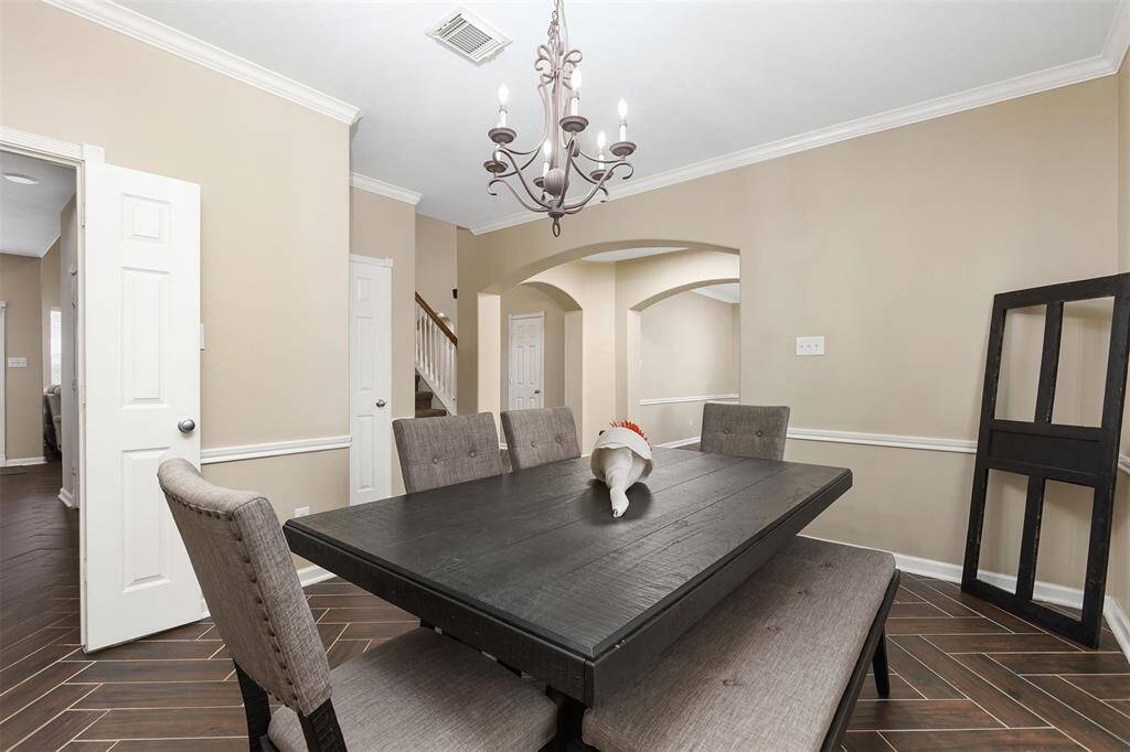Roomy Dining Room off the Kitchen to the Left as You Enter.