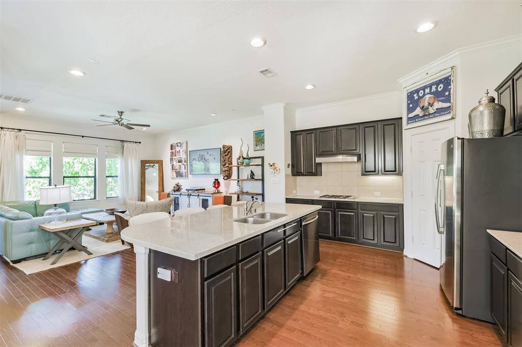 Spacious Kitchen and entertaining space.