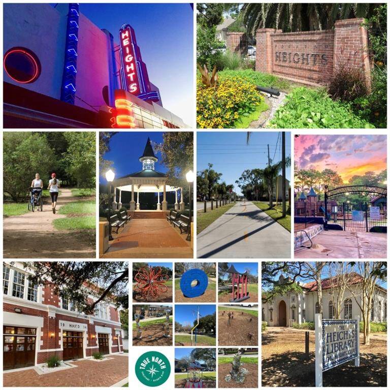 Located in the Houston Heights...a smalltown coommunity close to the big city to live, work and play.